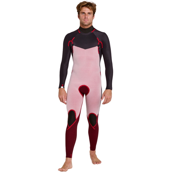 2026 Rip Curl Hombres Dawn Patrol 5/3mm Back Zip Neopreno 16SMFS - Black